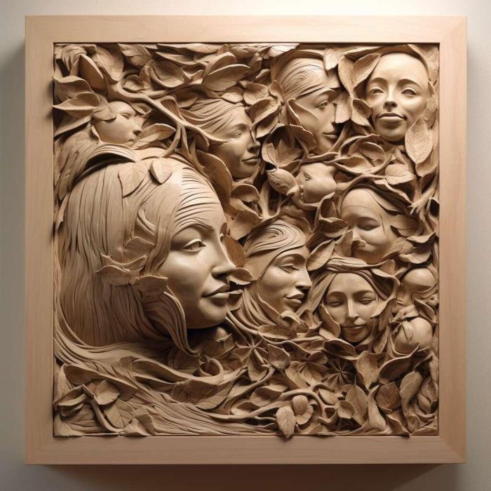 نموذج ثلاثي الأبعاد لآلة CNC 3D Art 